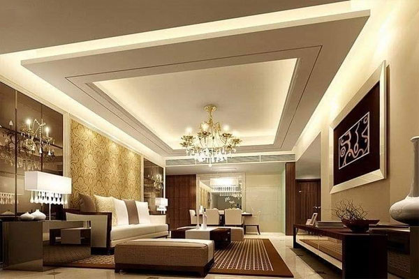 Stylish gypsum false ceiling design