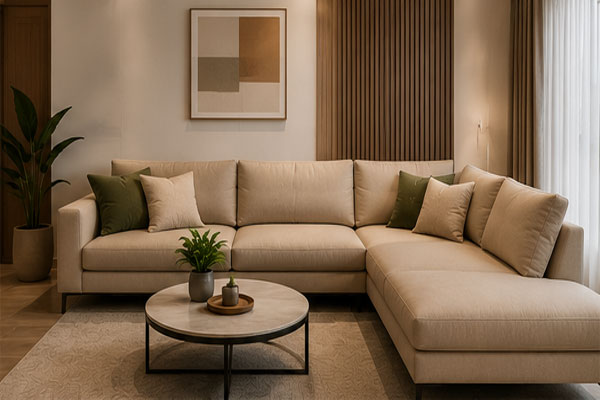 L-Shaped Sofa (Comfort + Style)