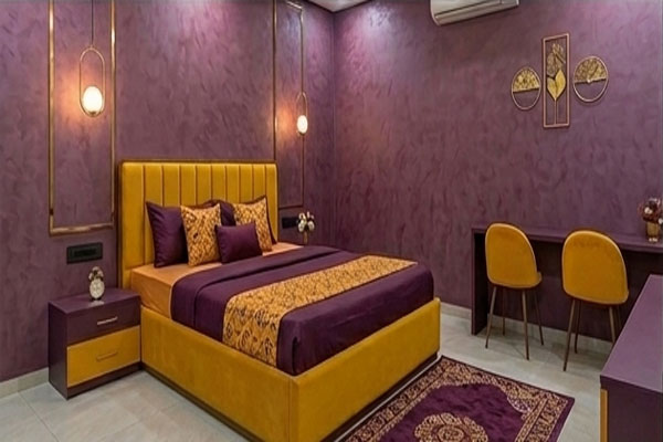Contemporary kids bedroom interior