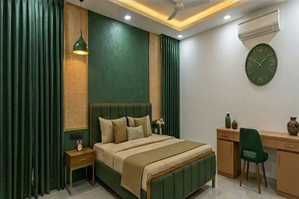 Elegant kids bedroom setup with modern decor