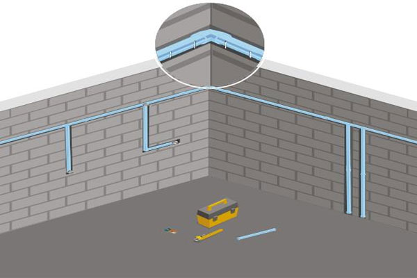 Concealed Wall Plumbing (Modern Interior Standard)