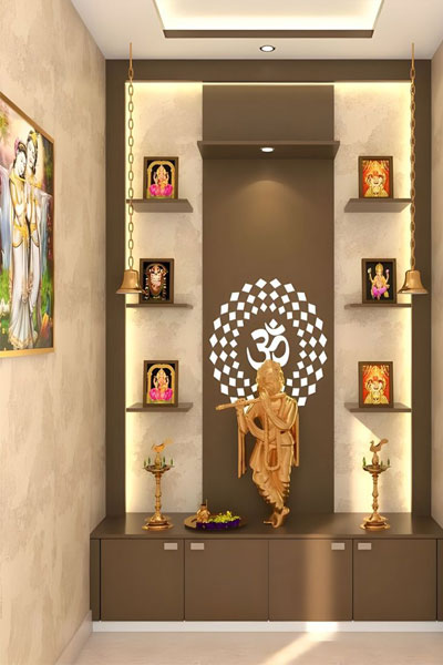 Designer home temple unit