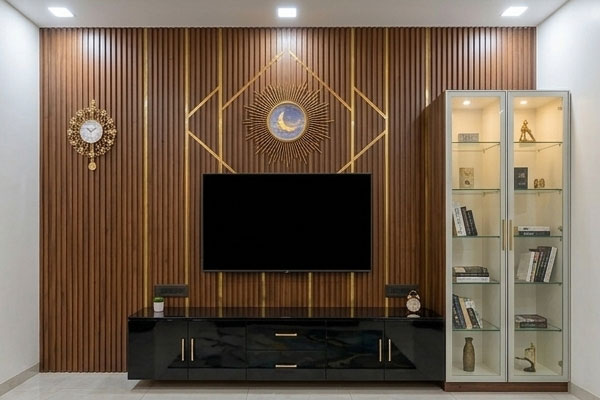 Luxury TV cabinet design for living room interior