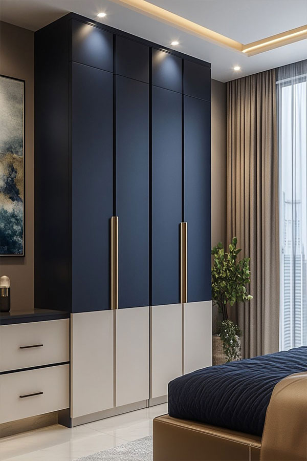 Luxury bedroom wardrobe design