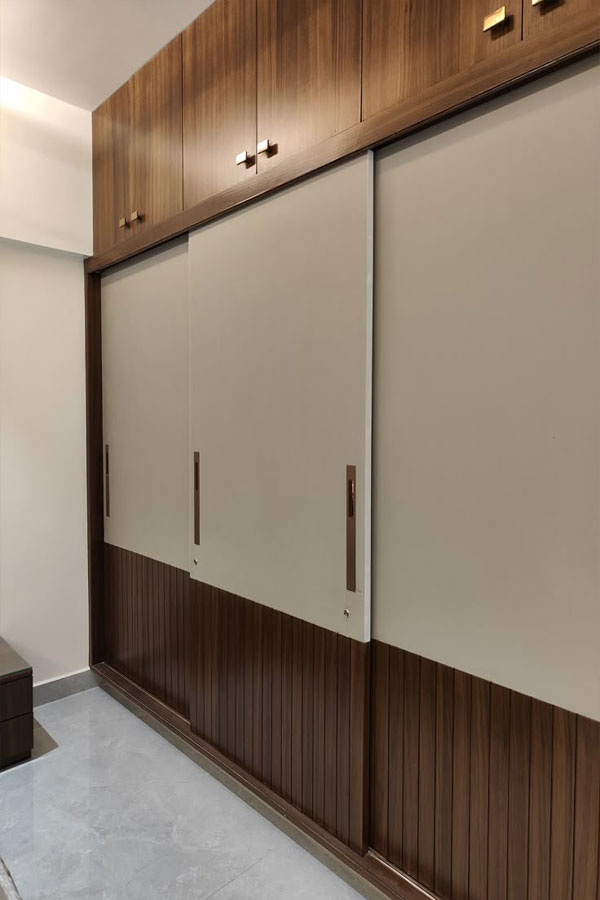 Contemporary modular wardrobe interior design